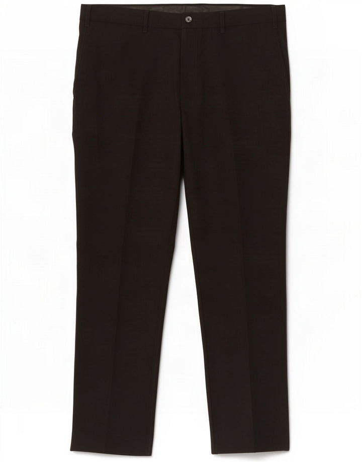 Marks & Spencer Herren Slim Casual Hose W38 L29 Schwarz Polyester