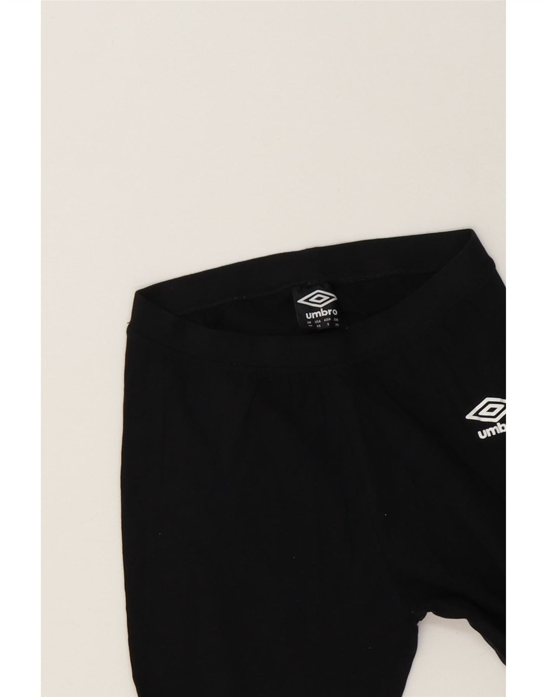 UMBRO Womens Graphic Leggings UK 6 XS  Black Vintage Umbro and Second-Hand Umbro from Messina Hembry 