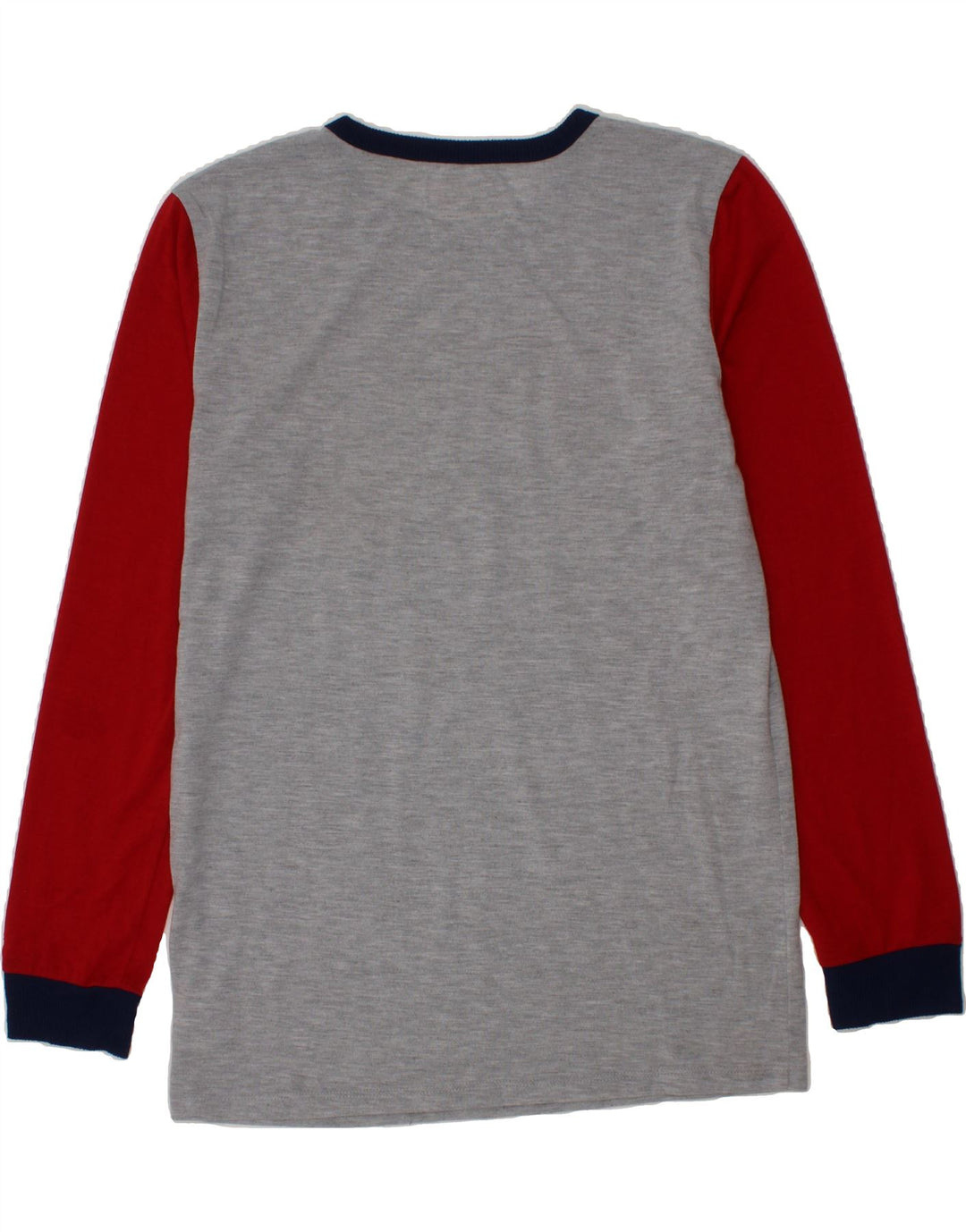 EDDIE BAUER Boys Top Long Sleeve 14-15 Years Large  Grey Colourblock Vintage Eddie Bauer and Second-Hand Eddie Bauer from Messina Hembry 