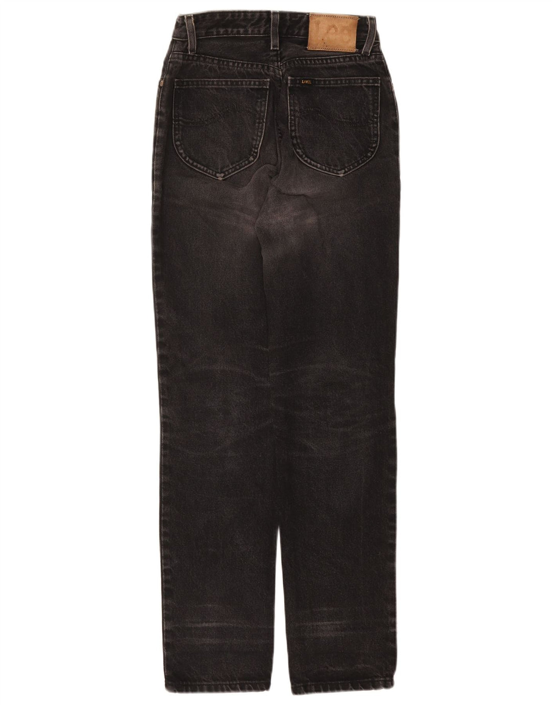 Lee Damen Oklahoma Straight Jeans W29 L30 Graue Baumwolle
