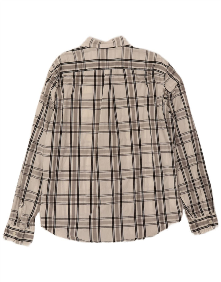 LEVI'S Herrenhemd XL grau kariert Baumwolle