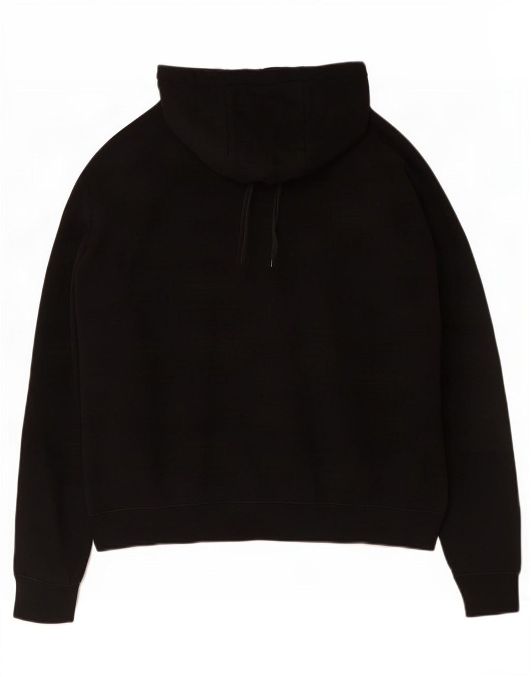 Nike Damen Kapuzenpullover UK 14 Mittelschwarze Baumwolle