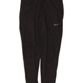Nike Damen Dri Fit Trainingshose Jogger UK 14 Medium Schwarz