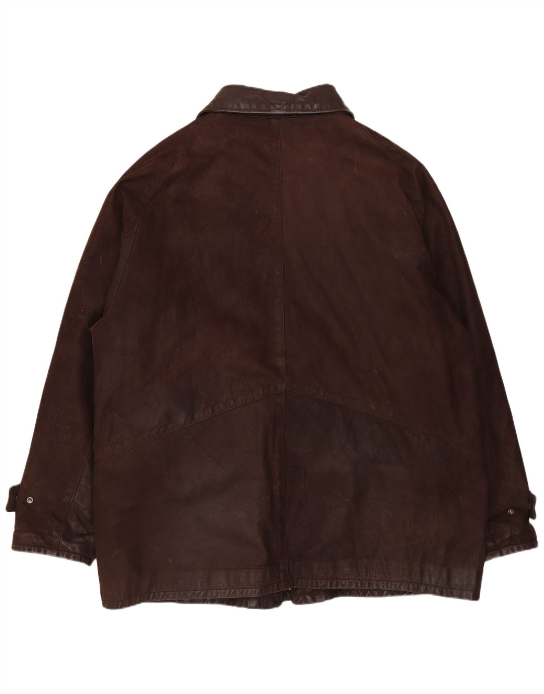 VINTAGE Herren Lederjacke UK 42 XL Braunes Leder