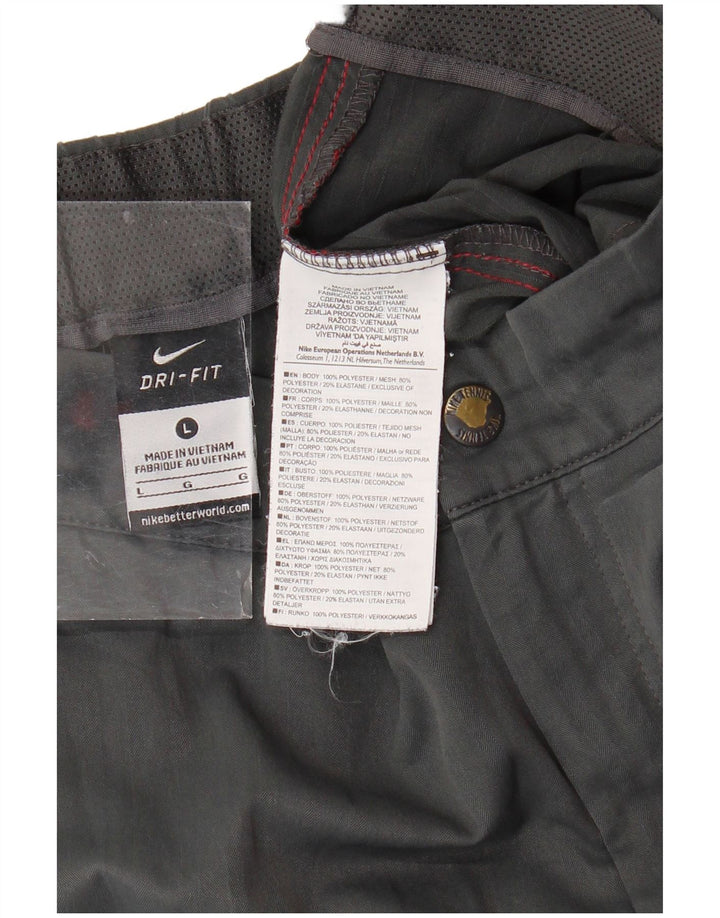 NIKE Herren Dri Fit Sportshorts, groß, graues Polyester