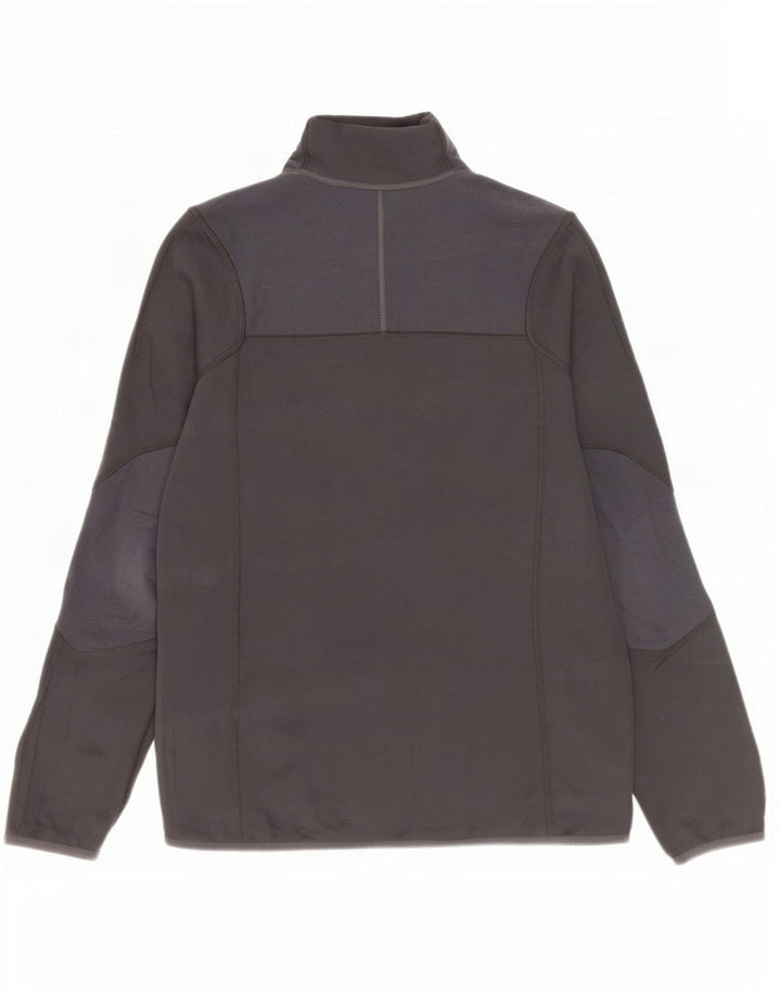 Patagonia Damen-Trainingsanzug-Top-Jacke, UK 16, Größe L, Grau, Farbblock