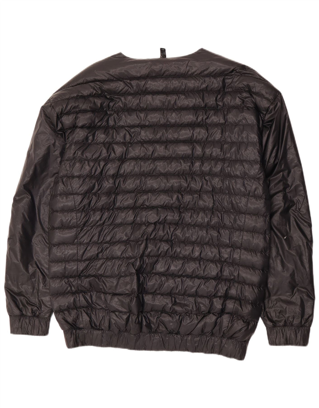 Adidas Herren gepolsterte Jacke UK 38 Medium Schwarz Nylon