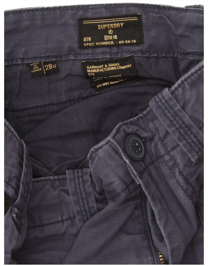 Superdry Herren Cargoshorts W28 Small Marineblau