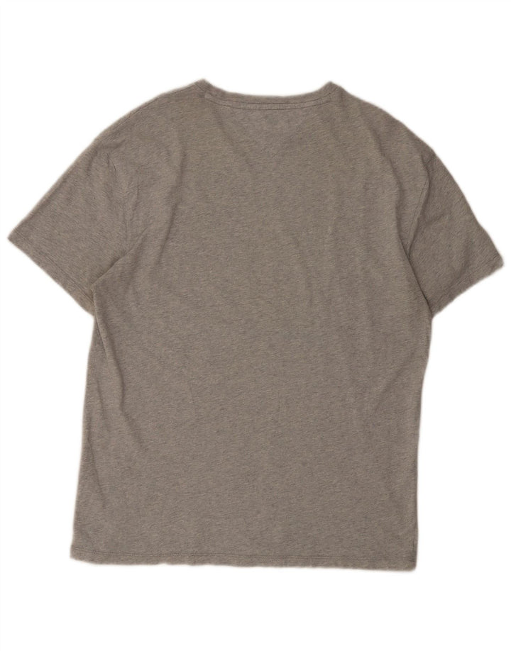 Tommy Hilfiger Herren T-Shirt Top mittelgraue Baumwolle