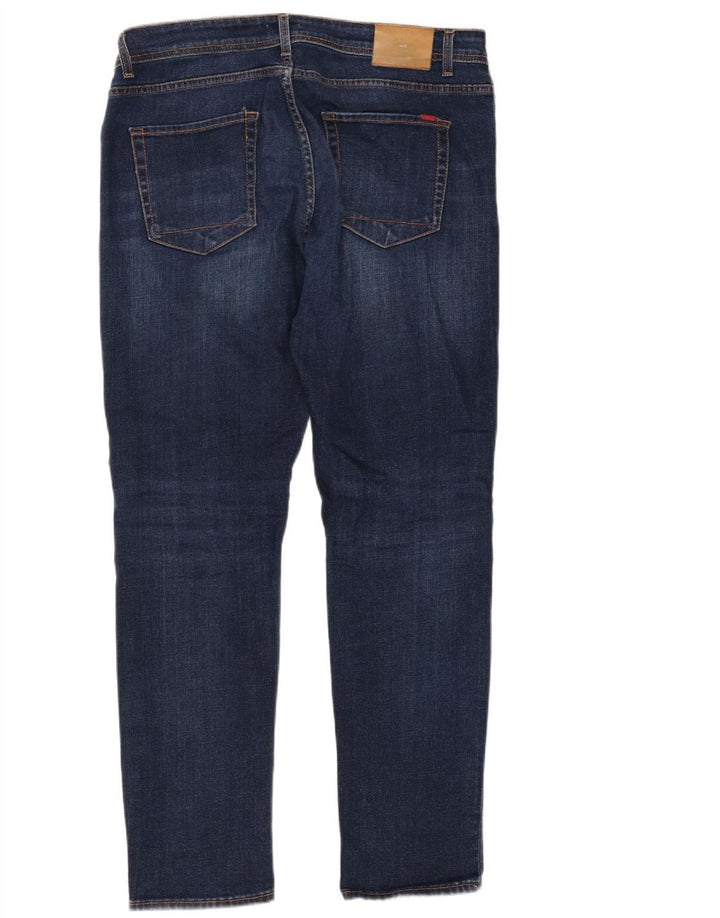 LIU JO Herren Regular Fit Straight Jeans W38 L32 Blaue Baumwolle
