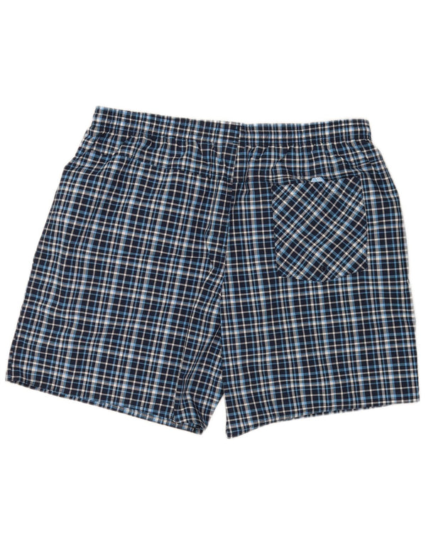 Adidas Herren Badeshorts XL Blau kariert Polyester