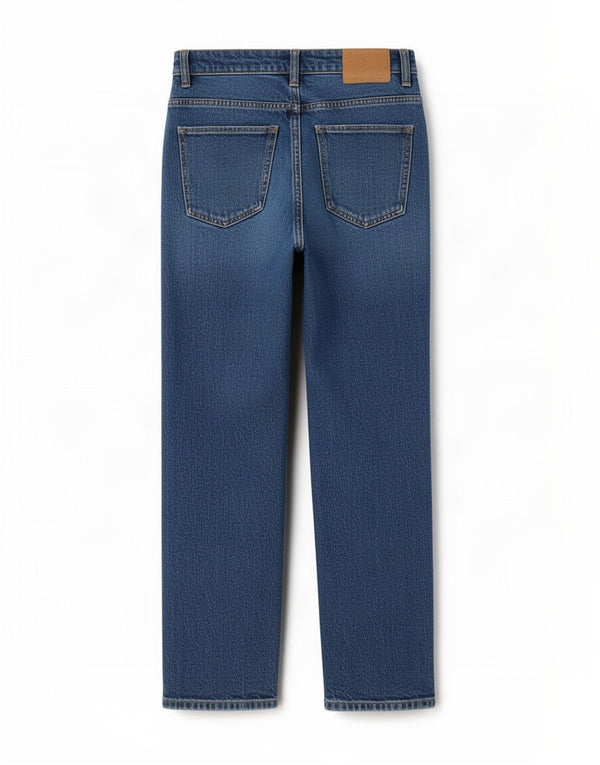 Zara Damen Tapered Jeans EU 38 Small W28 L27 Blaue Baumwolle