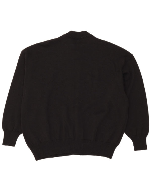 Strickmoden Damen Strickjacke Pullover EU 50 2XL Schwarz Polyacryl