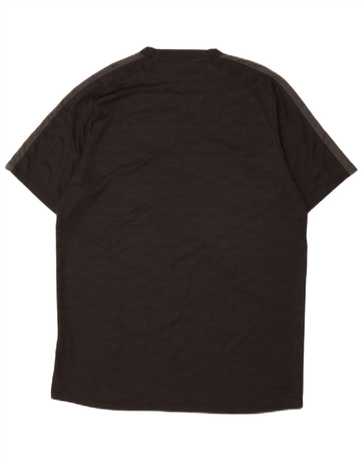 Nike Herren Dri Fit T-Shirt Top Large Schwarz Polyester