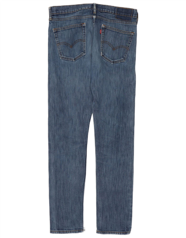 Levi's Herren Slim Jeans W33 L32 Blaue Baumwolle