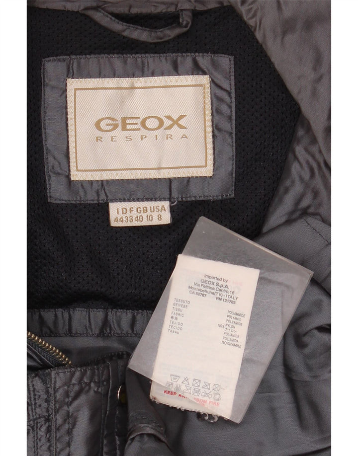 Geox Damen-Utility-Jacke in Übergröße, UK 10, Größe S, Marineblau, Polyamid