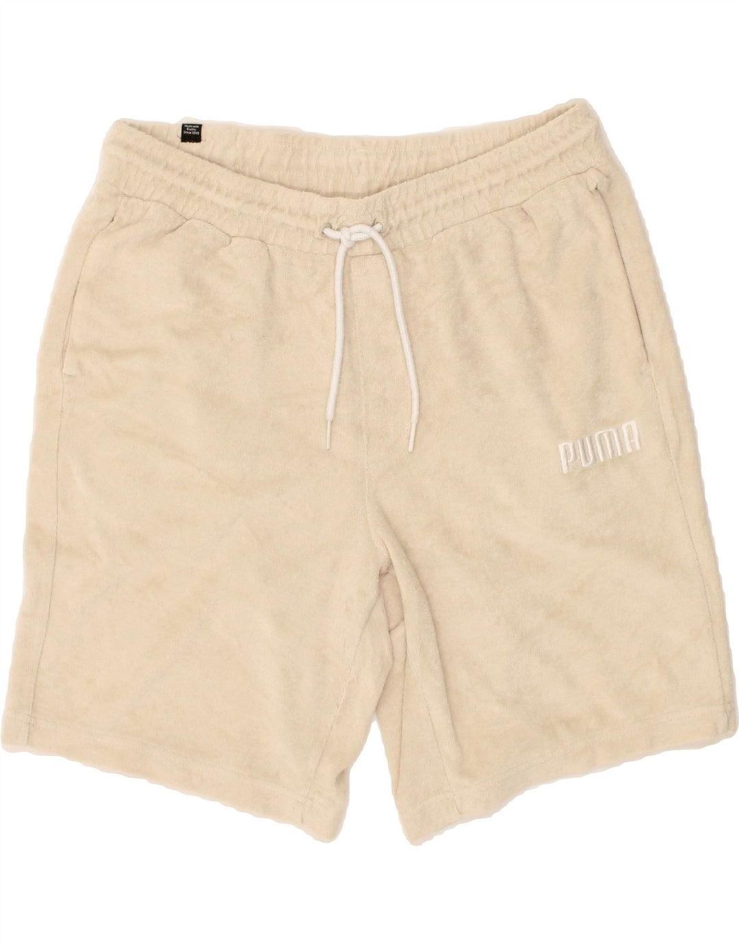 PUMA Mens Sport Shorts Medium  Off White Vintage Puma and Second-Hand Puma from Messina Hembry 