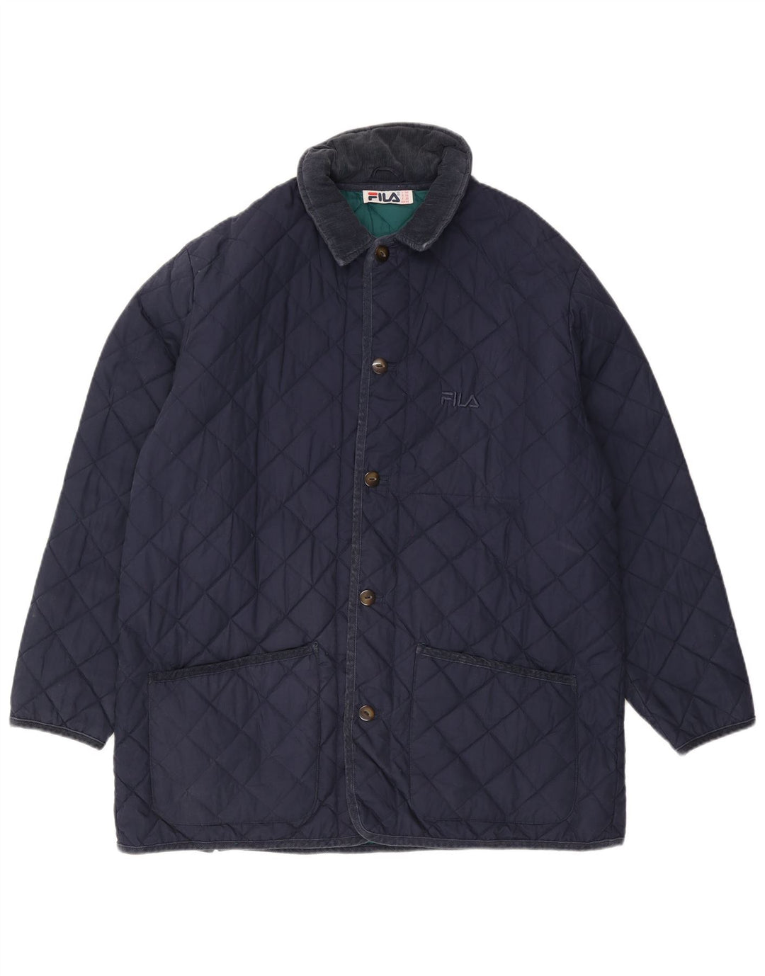 Fila Herren Steppjacke IT 56 3XL Marineblau