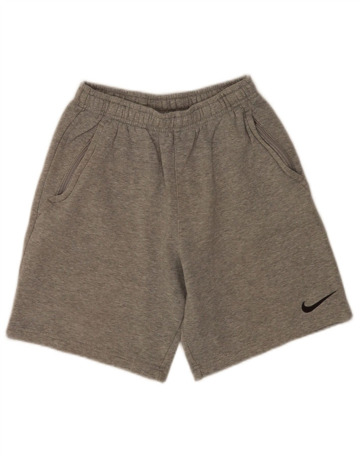 Nike Sportshorts für Jungen, 12–13 Jahre, Größe L, Grau, Baumwolle