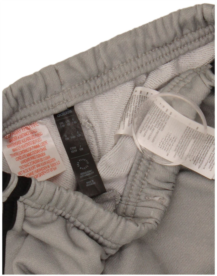 Adidas Aeroready-Trainingshose für Jungen, 7–8 Jahre, graues Polyester