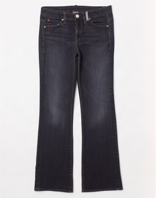 Armani Exchange Damen Bootcut-Jeans US 2 XS W28 L31 Marineblaue Baumwolle