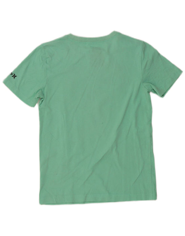 Hurley Grafik-T-Shirt für Jungen, 10–11 Jahre, mittelgrüne Baumwolle