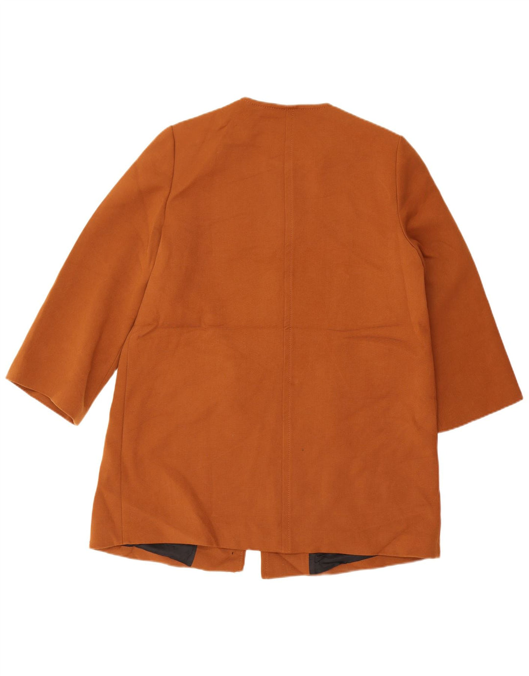 Zara Damen Mantel UK 18 XL Braun Polyester