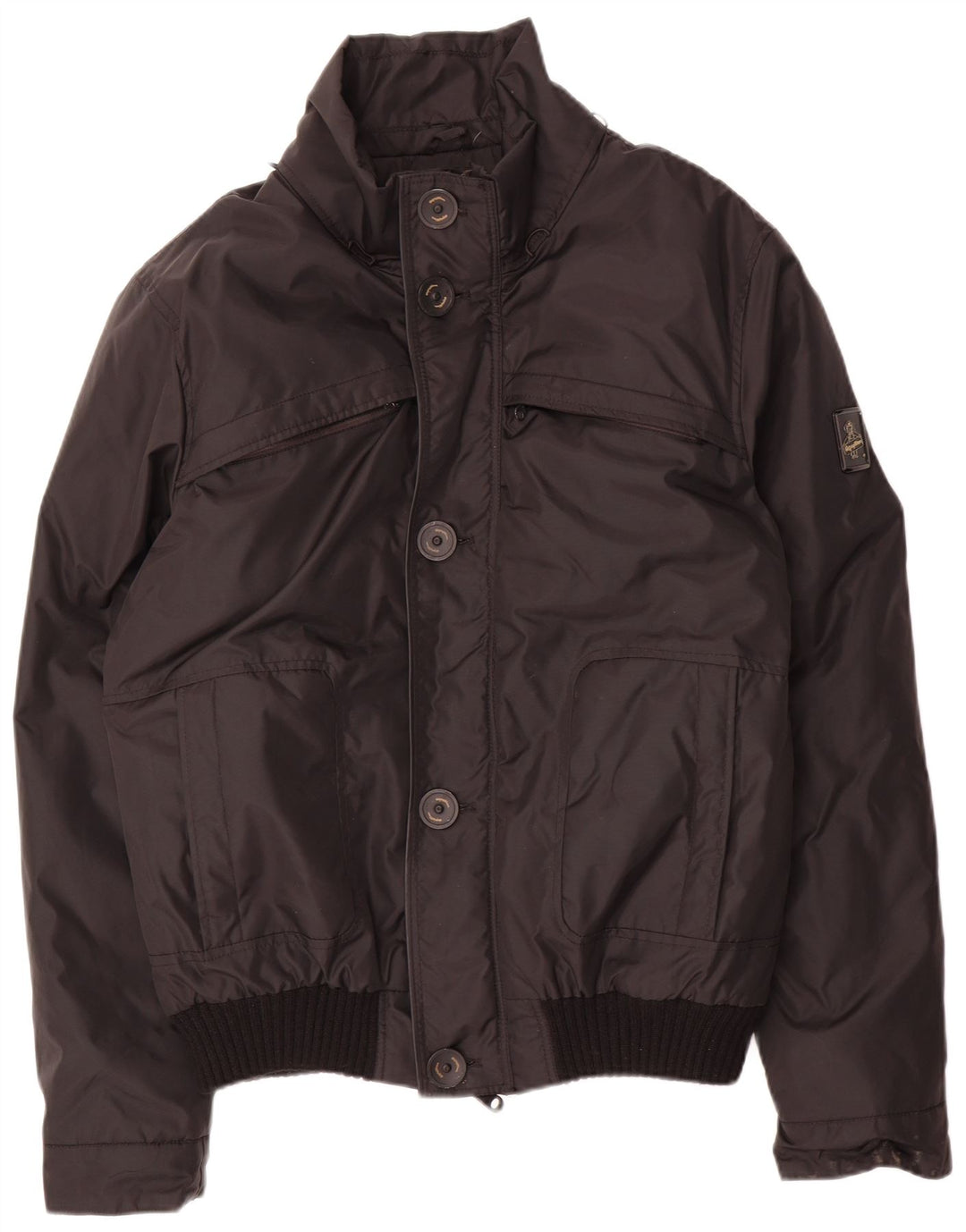 Refrigiwear Herren gepolsterte Bomberjacke UK 40 Large Schwarz Nylon