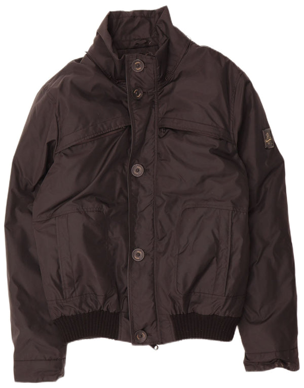 Refrigiwear Herren gepolsterte Bomberjacke UK 40 Large Schwarz Nylon