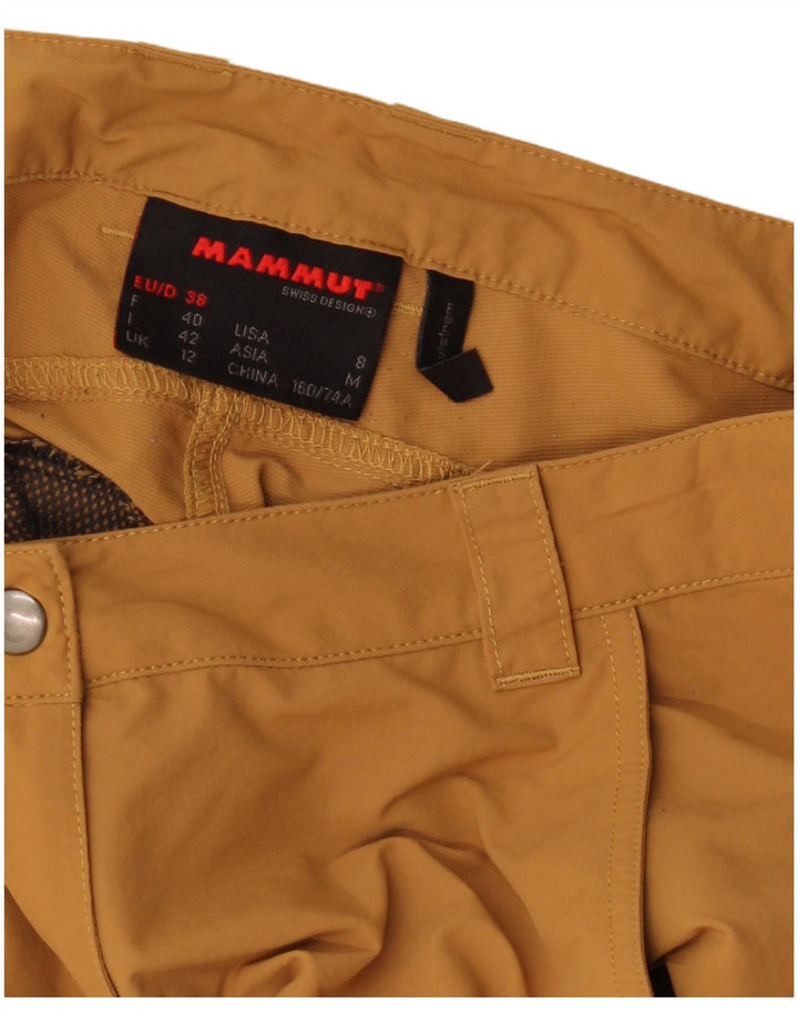 Mammut Damen Casual Shorts UK 12 Medium W32 Beige