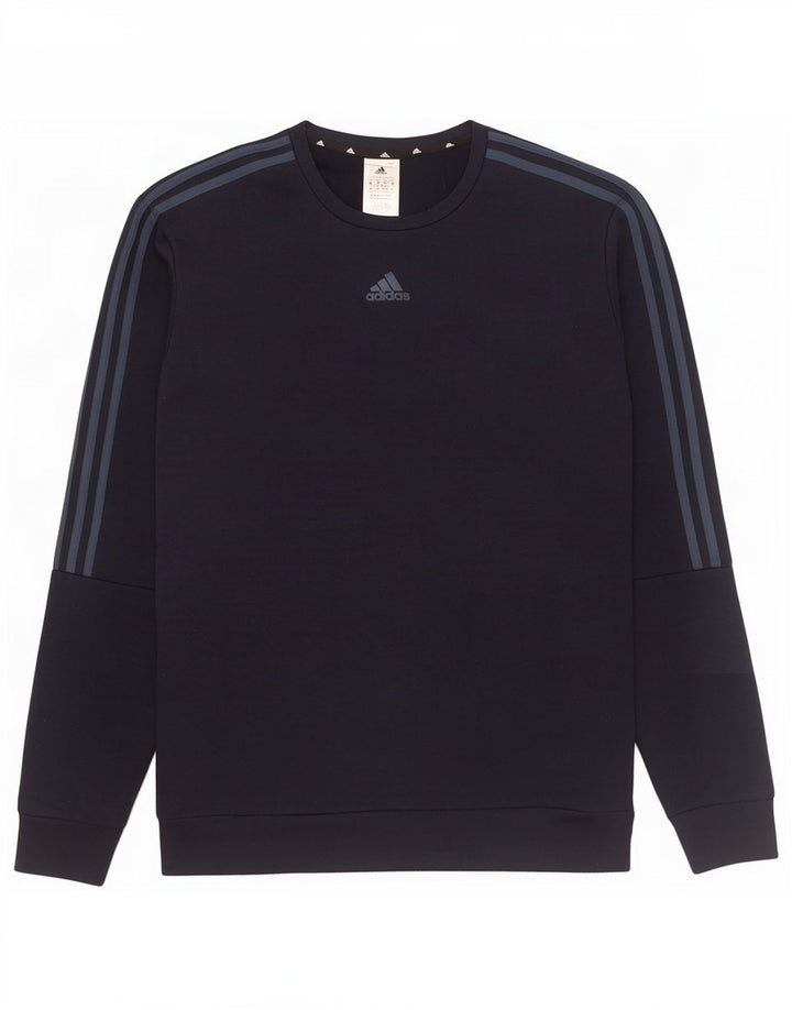 Adidas Herren Sweatshirt Pullover Medium Marineblau Polyester