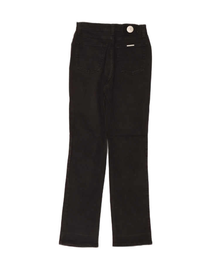 Trussardi Damen Straight Jeans W26 L30 Graue Baumwolle