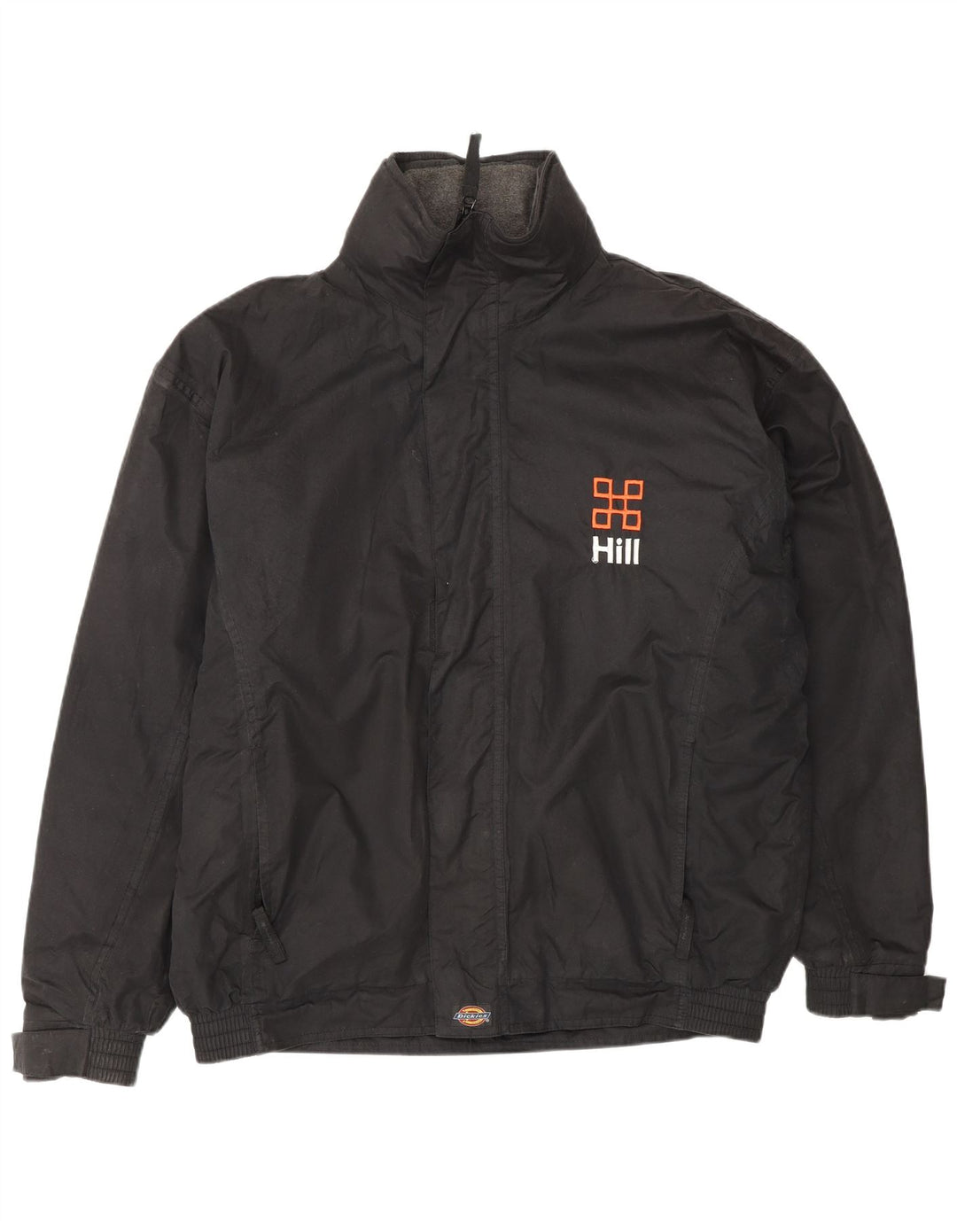 Dickies Herren-Windbreaker-Jacke, UK 40, Größe L, Schwarz, Polyester