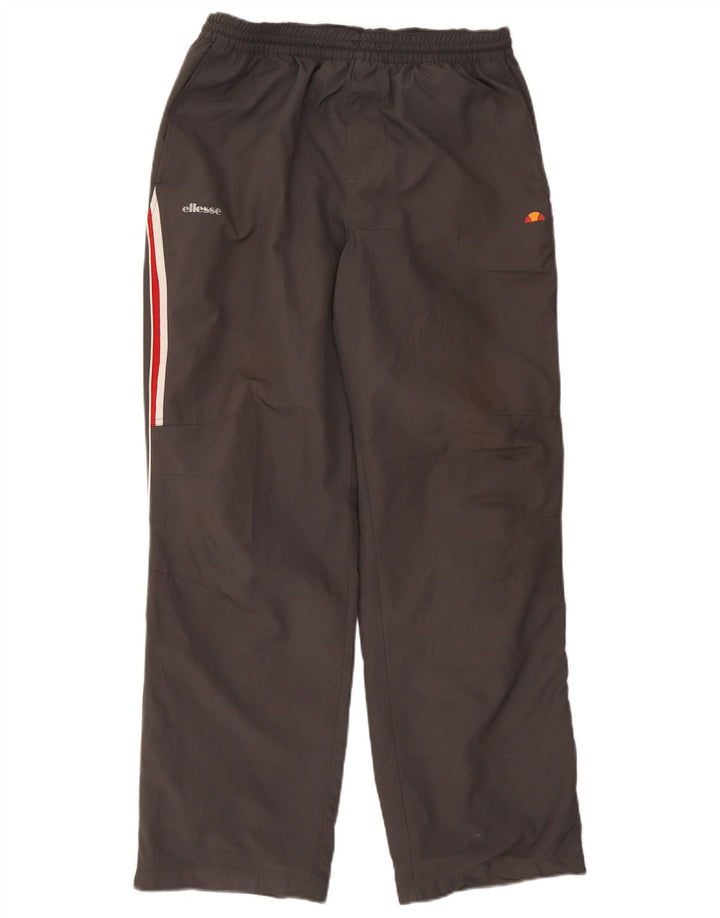Ellesse Herren-Trainingshose, mittelgrau gestreift