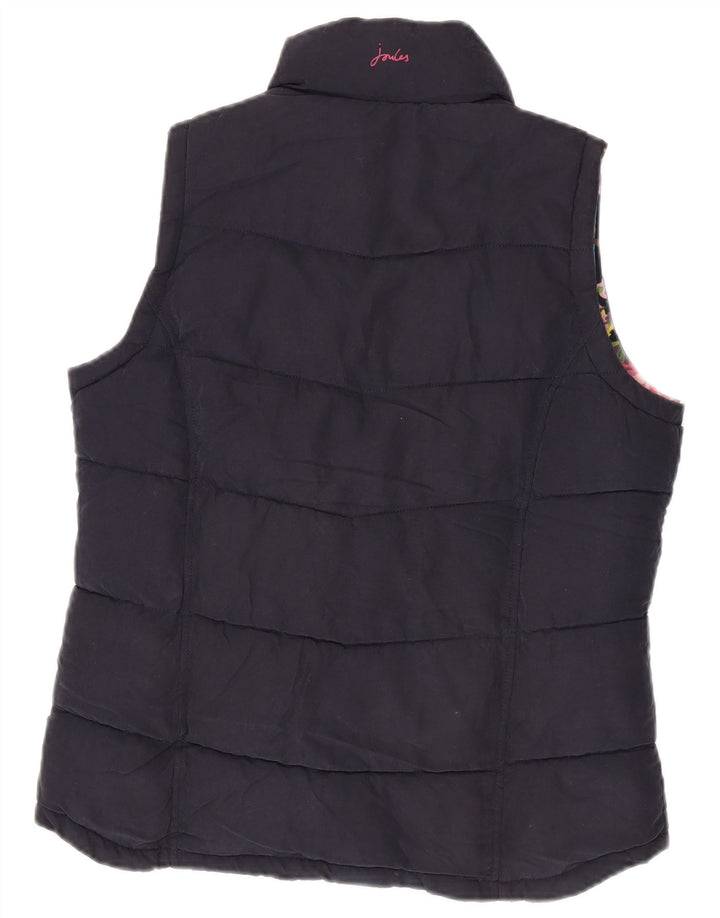 Joules Damen Wattierte Weste UK 12 Medium Marineblau Polyester