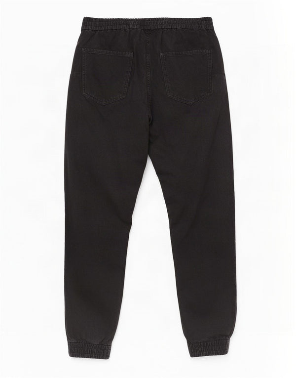 Zara Damen Joggers, verkürzte Jeans, Größe L, W30, L25, Marineblau