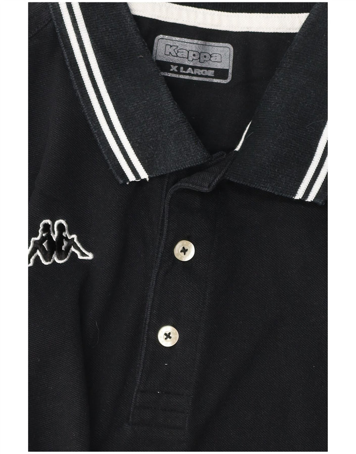 Kappa Herren Poloshirt XL Schwarz