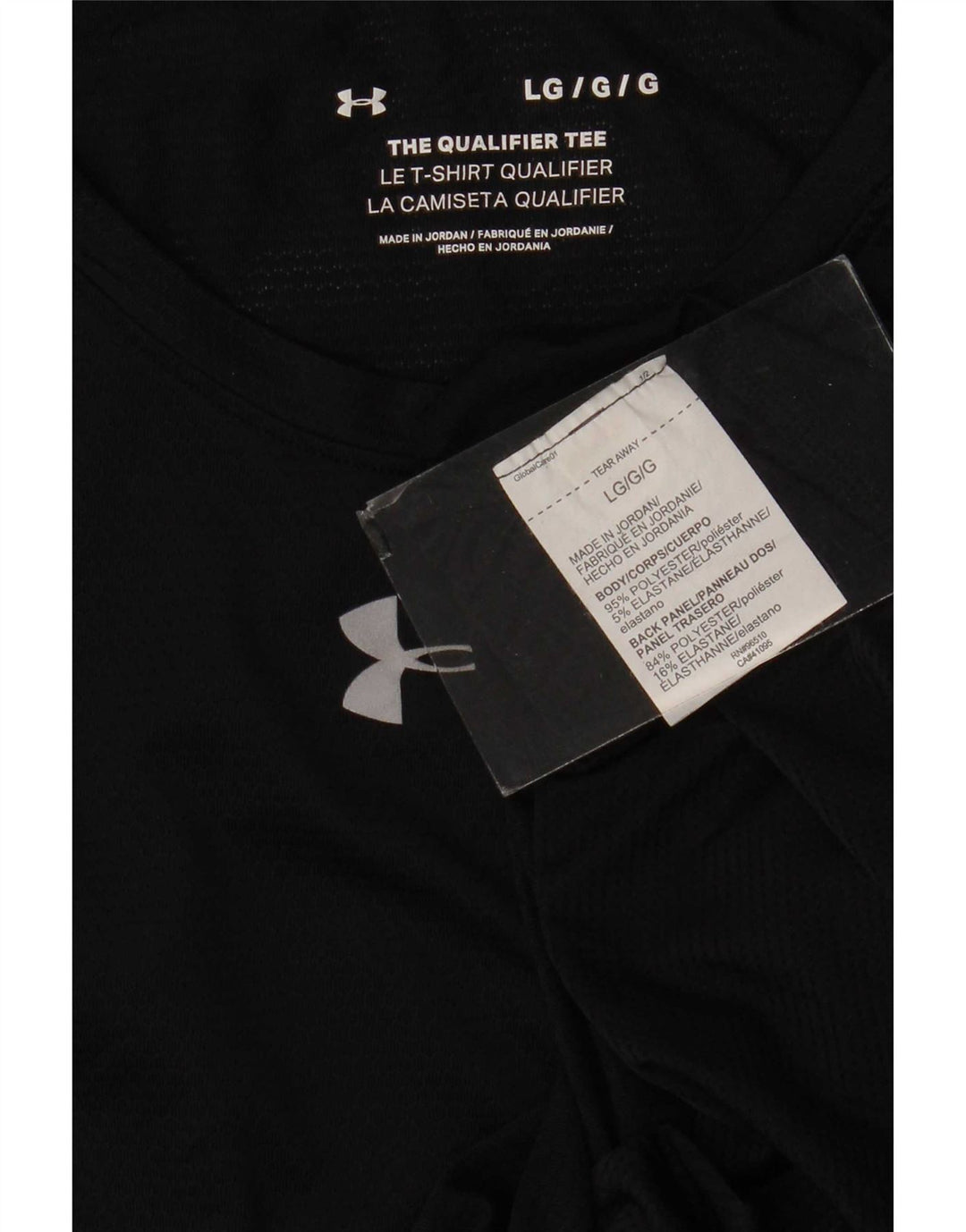 Under Armour Herren T-Shirt Top Large Schwarz Polyester