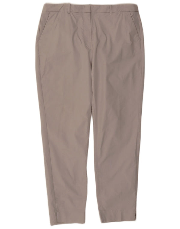 Marks & Spencer Damen Tapered Chinohose UK 16 Large W34 L29 Grau