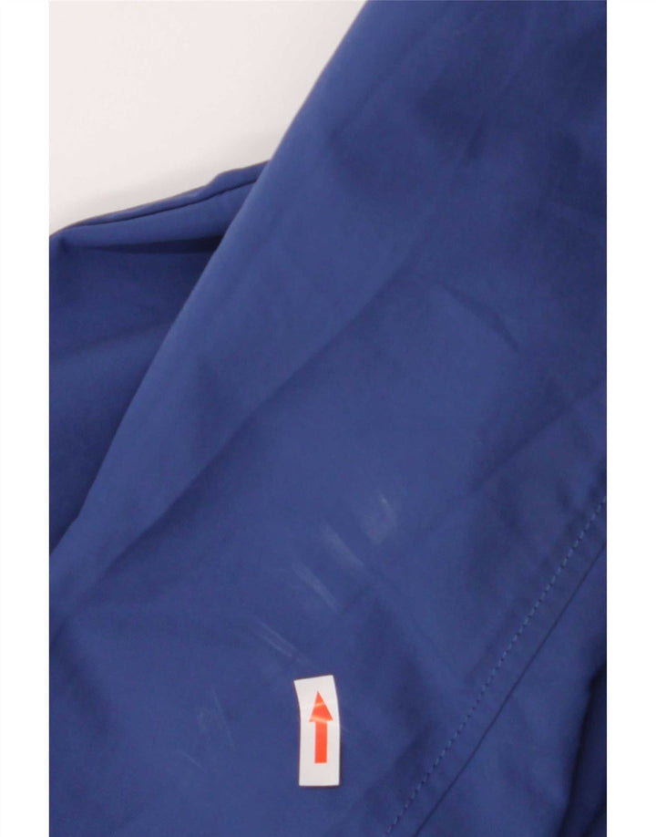 Woolrich Herren-Windbreaker-Jacke UK 42 XL, blaues Colourblock-Polyamid