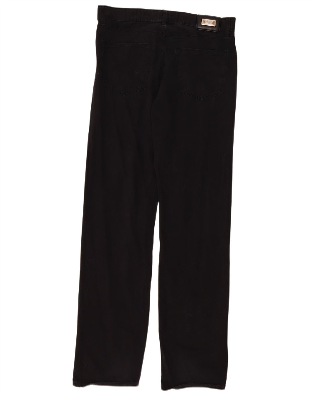 Hugo Boss Herren Straight Jeans W34 L34 Schwarze Baumwolle