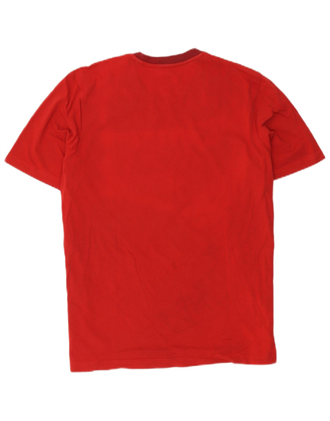 Adidas Herren T-Shirt Top Große rote Baumwolle