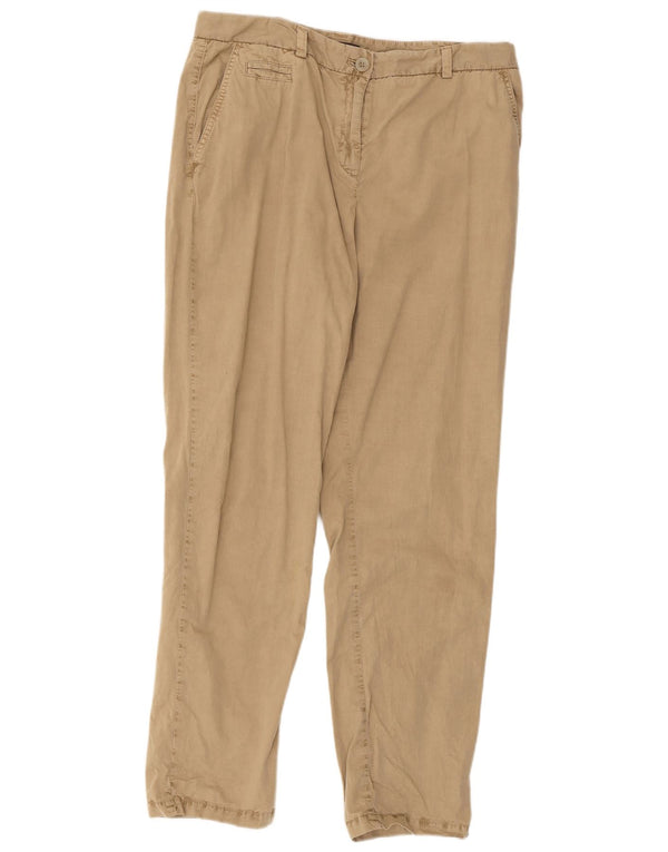 Gerade Chino-Hose für Damen von Marks & Spencer, Gr. 44, Größe L, W32, L29, Beige