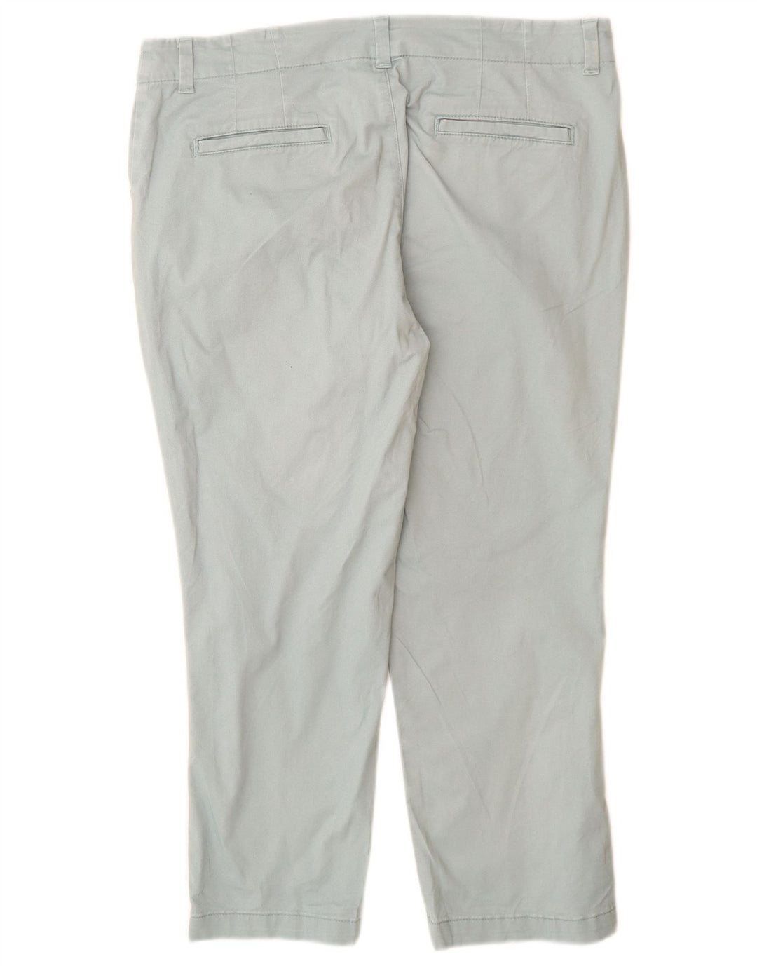 Lee Damen Caprihose US 12 Large W32 L24 Türkis Baumwolle