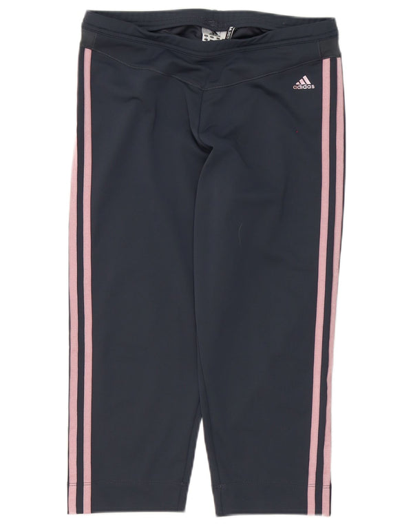 Adidas Damen Clima 365 Capri Trainingshose UK 16 Large Grau