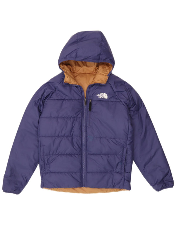 The North Face Jungen Kapuzenjacke, wendbar, wattiert, 14–15 Jahre, XL, Blau