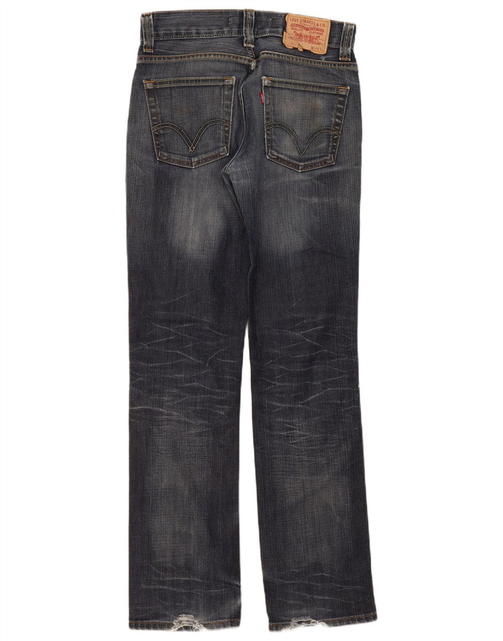 Levi's Damen 511 Slim Jeans W33 L34 Marineblaue Baumwolle