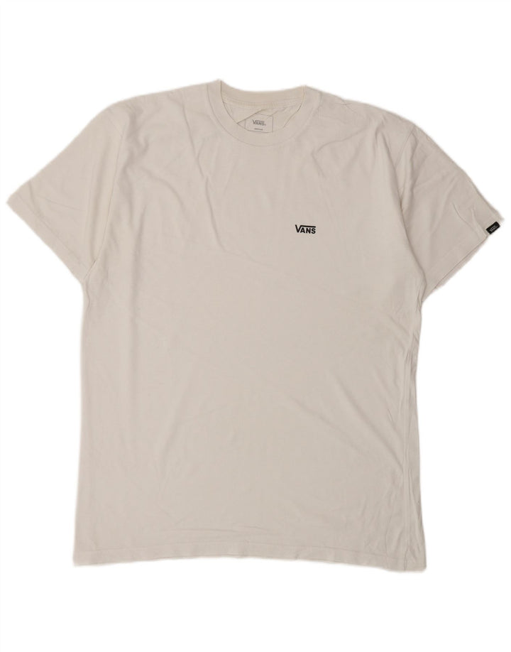 Vans Herren-T-Shirt mit klassischer Passform, mittelweiße Baumwolle