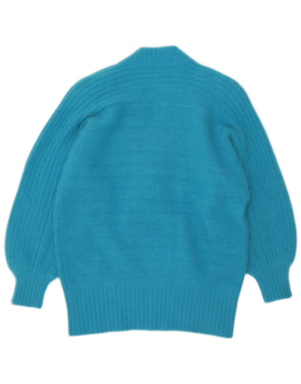 Luisa Spagnoli Damen-Pullover mit V-Ausschnitt, UK 16, Größe L, Blau