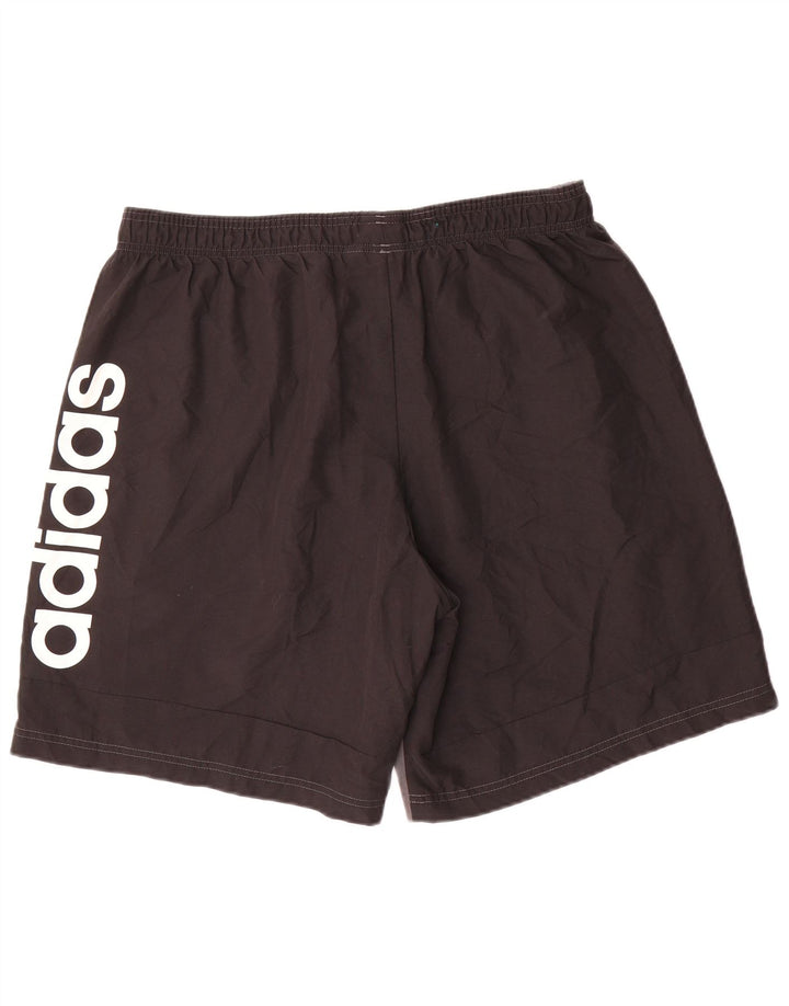 Adidas Herren Graphic Sport Shorts XL Graues Colourblock-Polyester